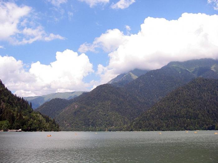 Абхазия озеро Рица