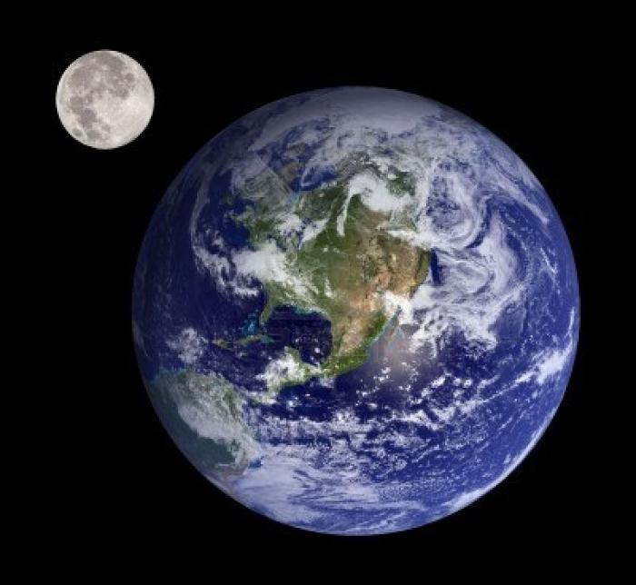 расстояние от земли до луны