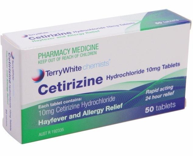 таблетки цетиризин