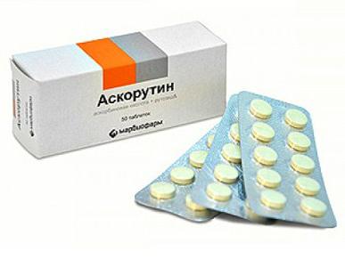 таблетки аскорутин 