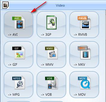 Как изменить формат видео в avi