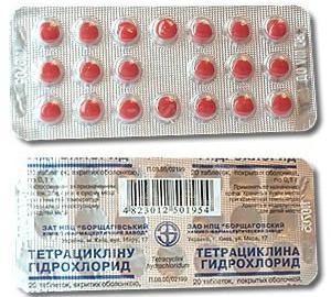 тетрациклин применение
