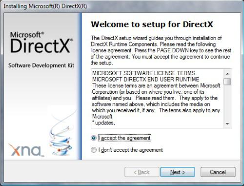 обновления directx