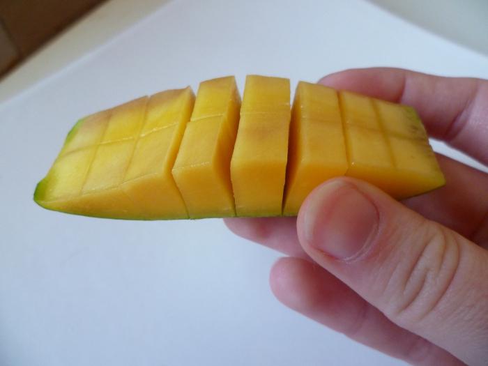 как правильно есть манго
