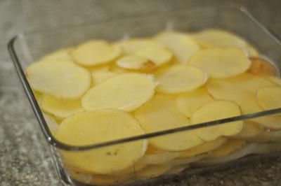 картофельная запеканка с сыром 