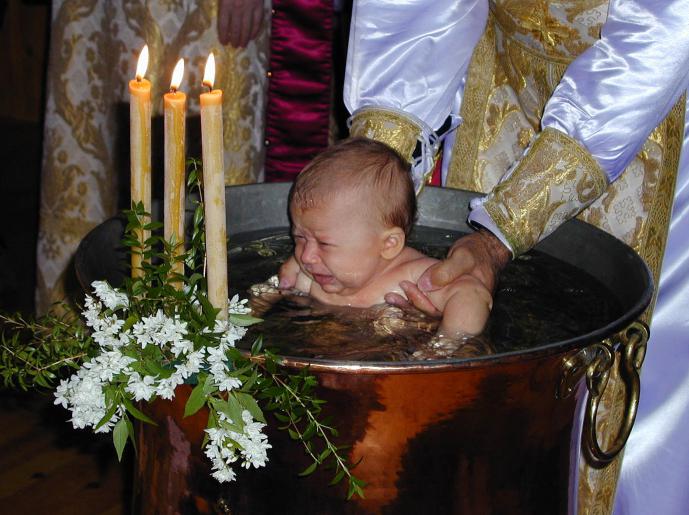 как крестить ребенка