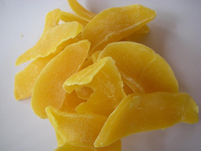 Сушеный манго калорийность