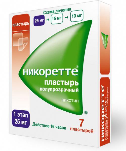 пластырь от курения никоретте отзывы