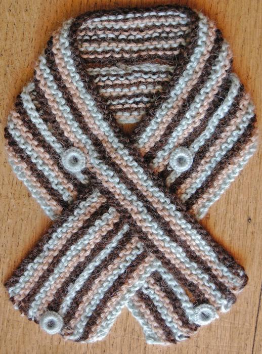 узоры для вязания спицами шарфа