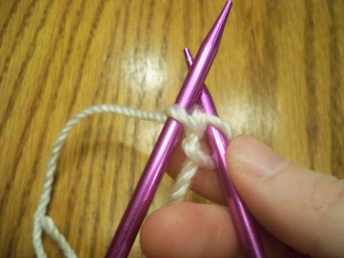 как набрать петли вязание 