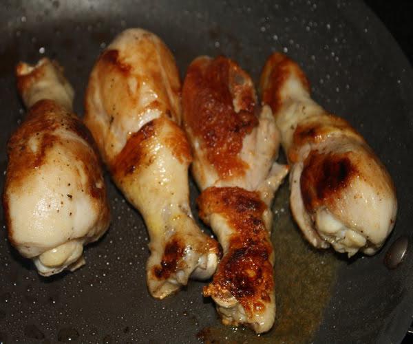 куриные голени на сковороде 