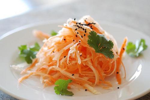 салат печень корейская морковь