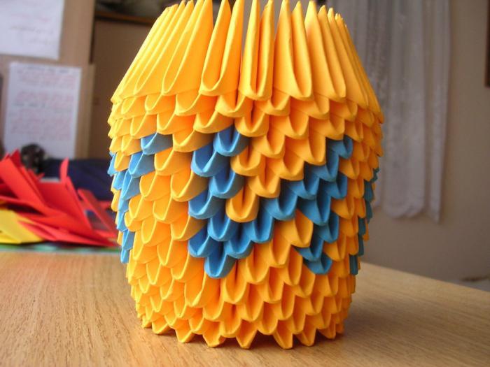 объемное модульное оригами 
