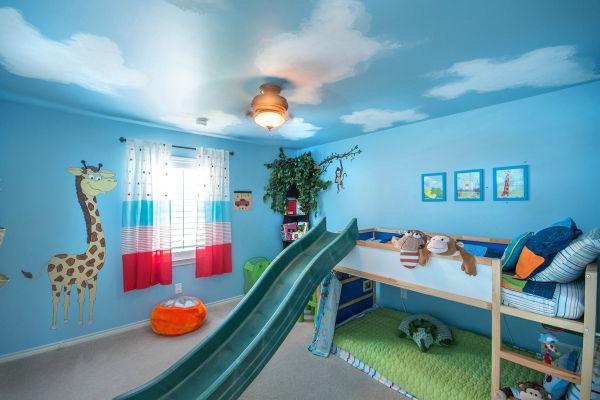 интерьер детской комнаты для разнополых детей