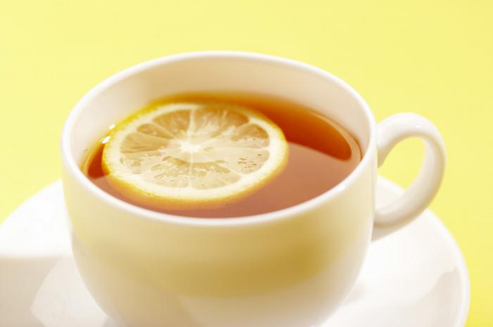 чай с лимоном калорийность