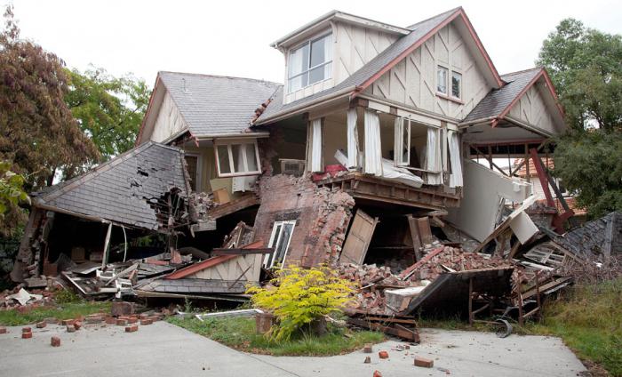 правила поведения при землетрясении