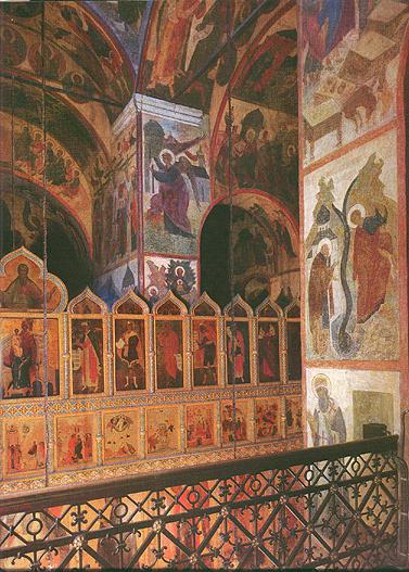 Фрески благовещенского собора московского кремля
