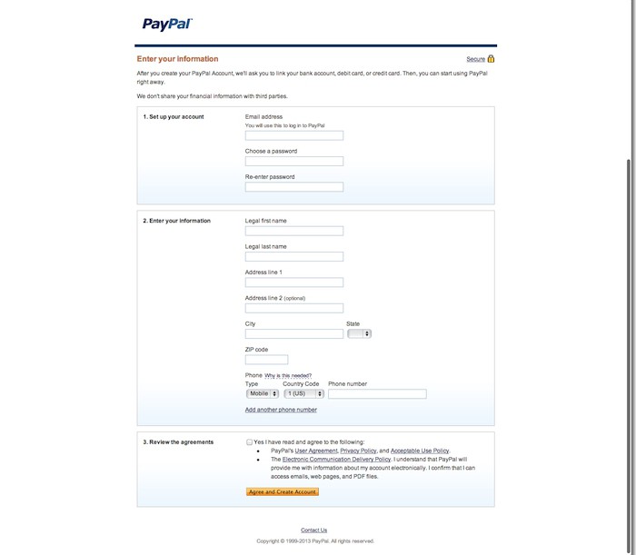 привязать карту к paypal