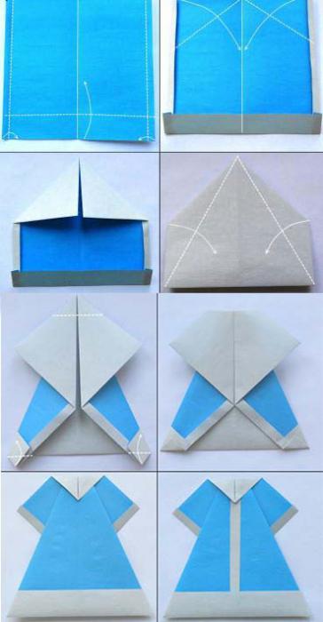 оригами дед мороз и снегурочка