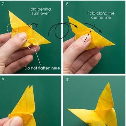 оригами бабочка инструкция