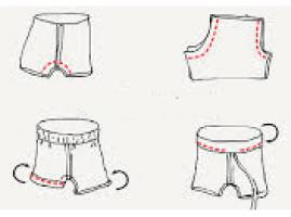 как сшить шорты выкройки 