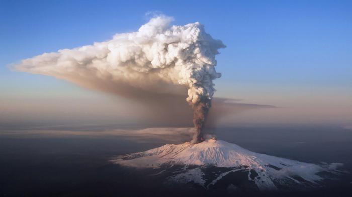Действующий вулкан Этна