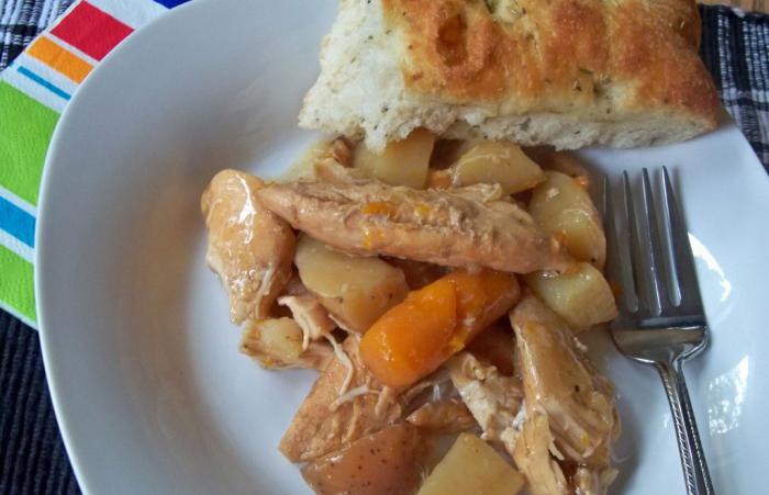 рецепты картошка с куриным филе