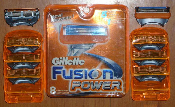 gillette fusion кассеты