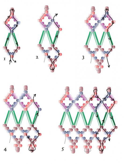 колье ожерелье из бисера схемы