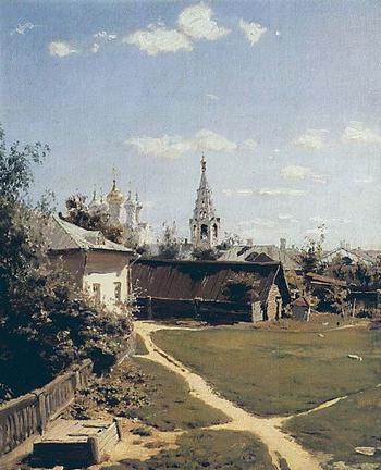картина Московский дворик Поленова