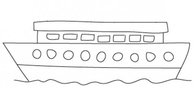 пошаговая инструкция рисования корабля