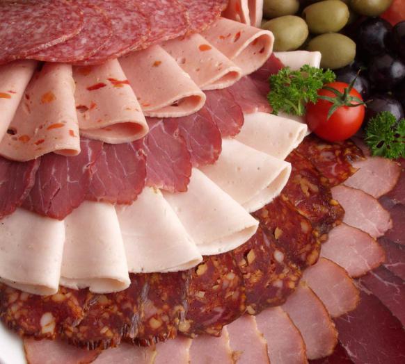 красивая мясная нарезка фото