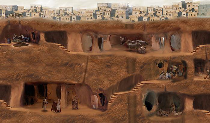 древние подземные города