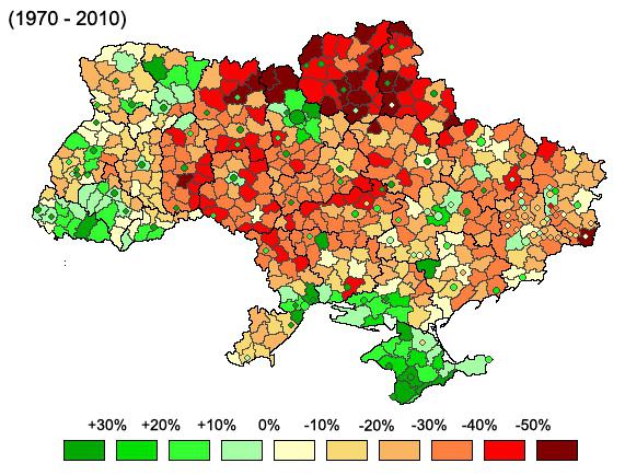 области Украины по численности населения