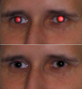 удаление красных глаз в фотошопе
