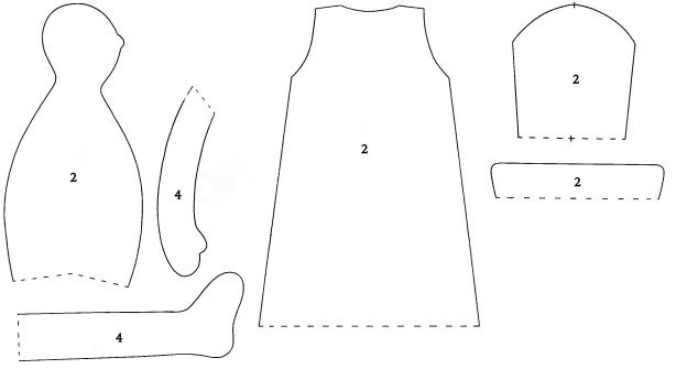 одежда для куклы тильды выкройки