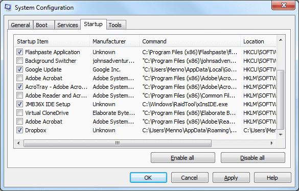 оптимизация работы компьютера