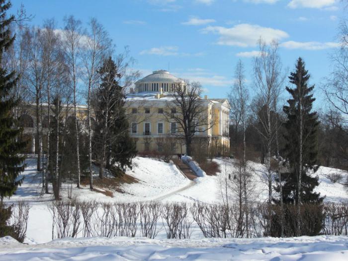 павловский парк зимой