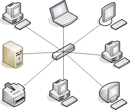 топология компьютерных сетей 