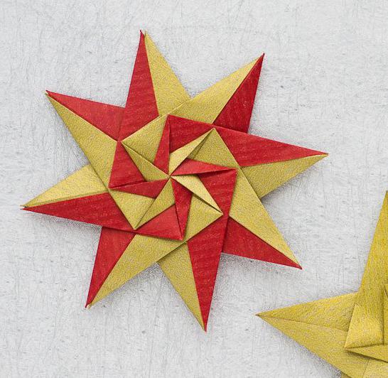 оригами из бумаги звезда объемная