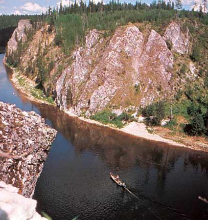 высота истока реки Печора