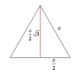 расчет площади треугольника