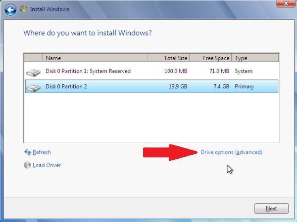 как установить windows 7 с флешки на ноутбук asus
