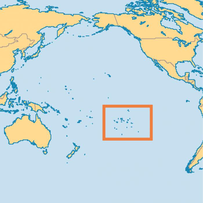 французская полинезия на карте мира