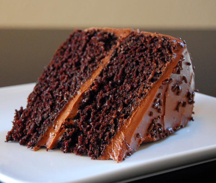 шоколадный торт. простой рецепт