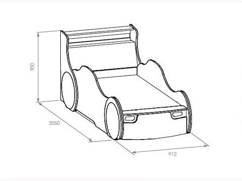 детские кровати машины своими руками чертежи