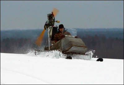 аэросани из бензопилы своими руками 