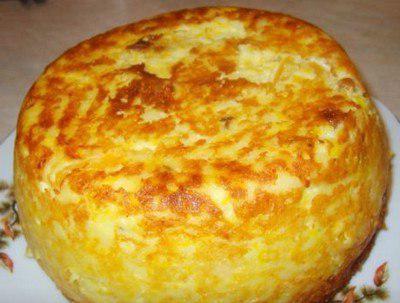 творожная запеканка с мукой