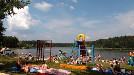 берег истринского водохранилища 