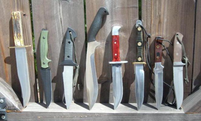 формы клинков ножей 